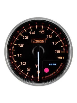 Budík napětí (Voltmetr) Prosport Premium 60mm Akční Cena