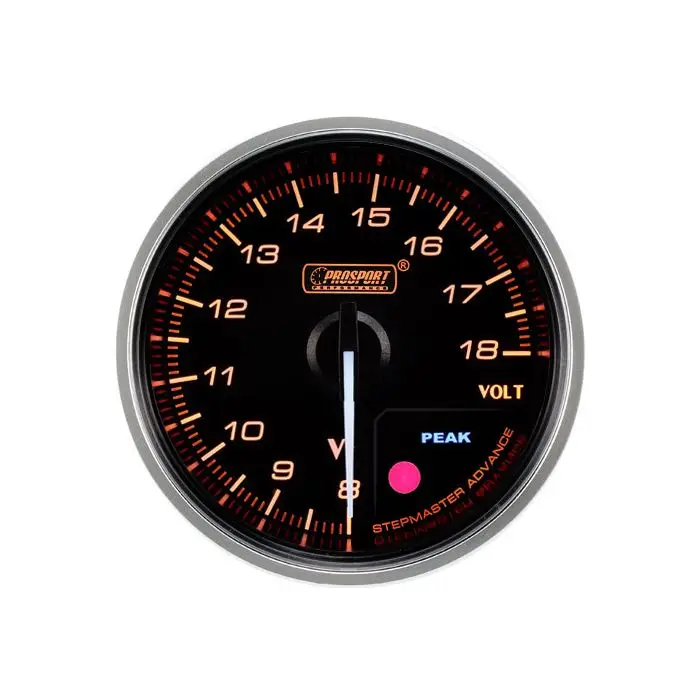 Budík napětí (Voltmetr) Prosport Premium 60mm Akční Cena