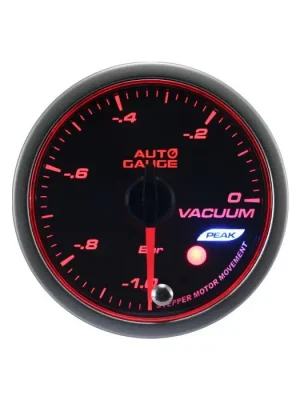 Budík podtlaku New Auto Gauge Stepper Motor Peak series 60mm Oranžový Nakupujte Hned