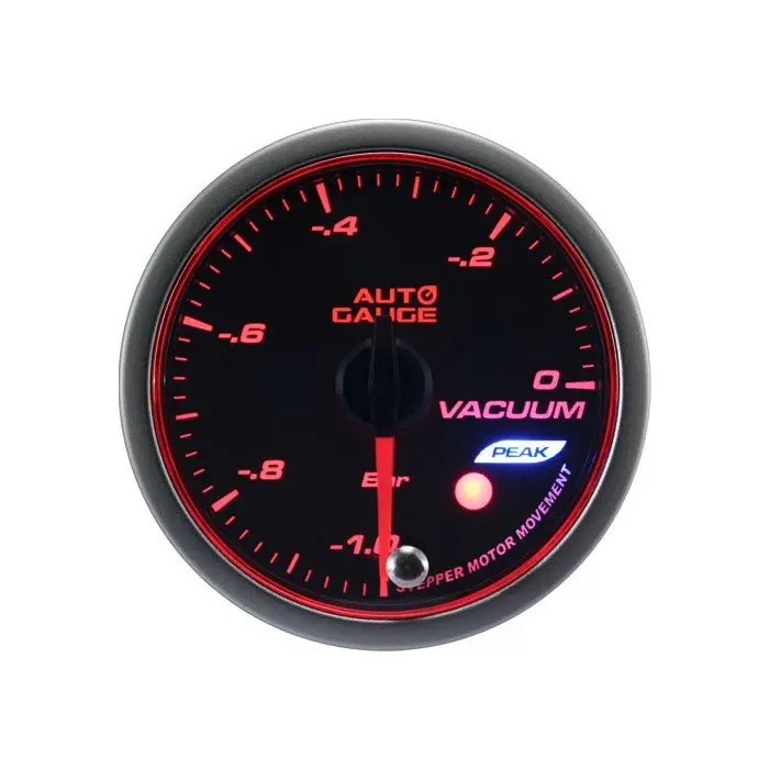 Budík podtlaku New Auto Gauge Stepper Motor Peak series 60mm Oranžový Nakupujte Hned