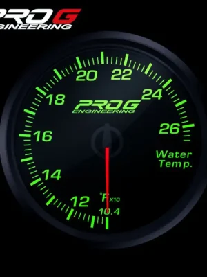 Poslední Šance Budík teploty vody °C Pro G Race Series RC, Zelený 60mm