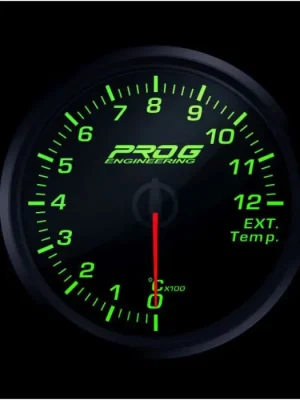 Budík EGT Pro G Race Series RC, teploty výfukových plynů EGT °C Zelený 60mm Ihned K Objednání