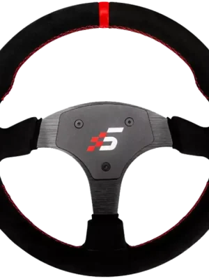 Výprodej Profesionální kulatý závodní volant z broušené kůže 330 mm SIMAGIC Simulator Simracing