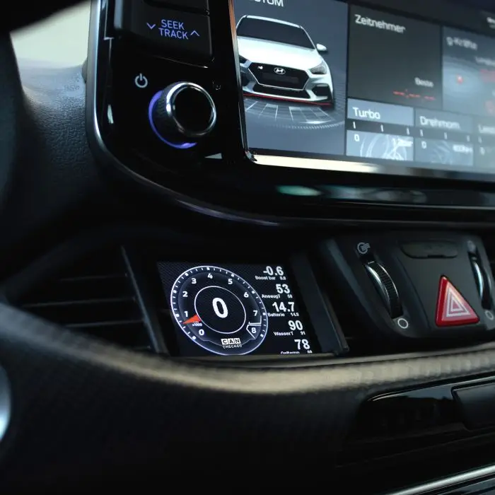 CANchecked Displej parametrů MFD28 GEN2 Hyundai i30N vFL LHD PD 2017 - 2020 Značkový