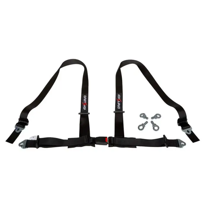 DriftShop 4 Point Harness 2" Black Road Approved ECE Sezónní Sleva