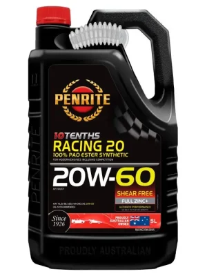 Motorový olej Penrite Racing 10 20W-60 PAO ESTER Full Synthetic 5L Hit Sezóny