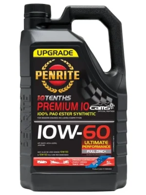 Motorový olej Penrite 10 Tenths Premium 10 10W-60 PAO ESTER Full Synthetic 5L Akční Cena