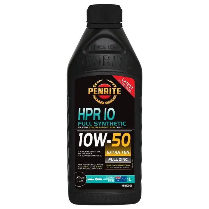 Motorový olej Penrite HPR 10 10W-50 Full Synthetic 1L Výprodej