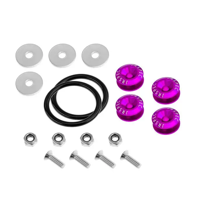 Koupit Online Quick Release Aluminium Bumper Fender Fastener Kit JRspec Purple