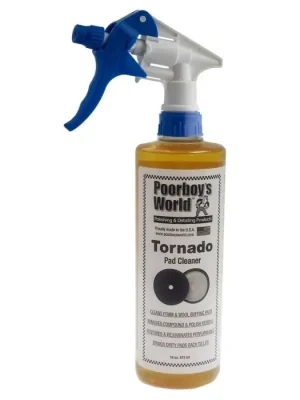 Sezónní Sleva POORBOY'S WORLD Tornado Pad Cleaner na čištění lešticích kotoučů 473ml