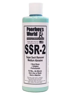 POORBOY'S WORLD SSR 2 Medium Abrasive Swirl Remover středně abrazivní lešticí pasta 473ml Must-Have