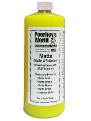 POORBOY'S WORLD Matte Cleaner and Protectant čistí a chrání matné povrchy 946 ml Bezpečná Platba